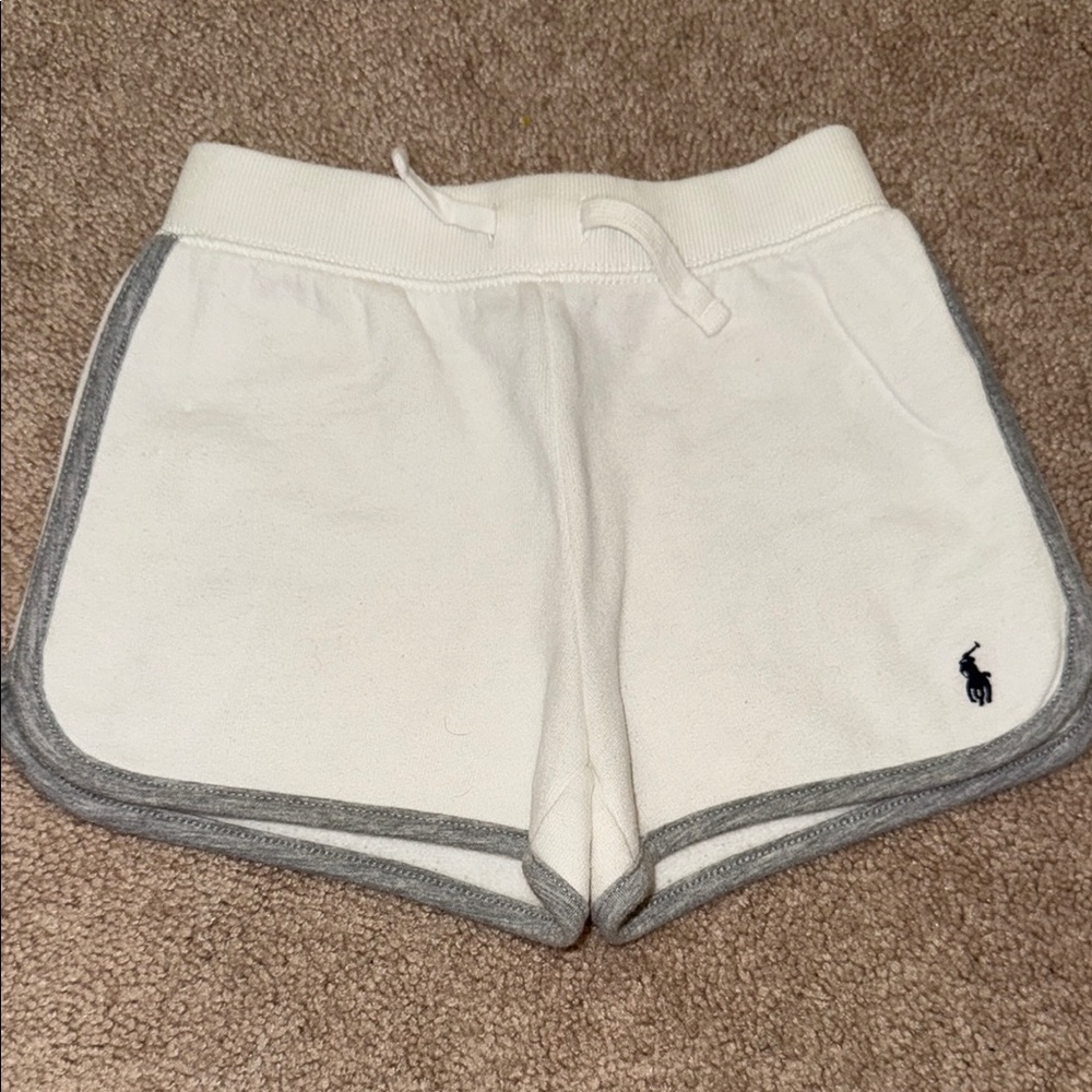 Ralph Lauren White and Gray Shorts